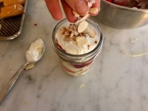 top off the jar with whipped cream
