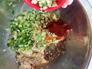 all remoulade ingredients in a mixing bowl