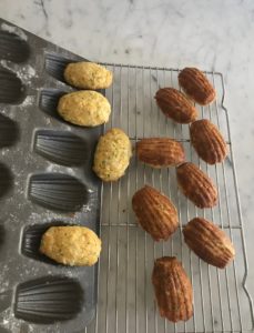 removing cookies and placing onto a cooling rack